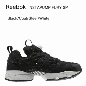 REEBOK リーボック スニーカー INSTAPUMP FURY SP Black Coal Steel White ポンプフューリー AQ9803【中古】未使用品