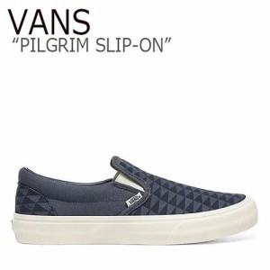 VANS スニーカー PILGRIM SLIP-ON ピルグリム スリッポン BLUE MARSHMALLOW VN0A3MUCWR4