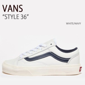 VANS スニーカー STYLE 36 WHITE NAVY スタイル 36 VN0A3DZ3YY2