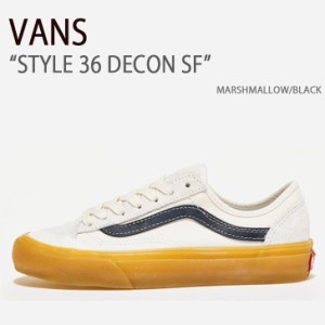 VANS スニーカー STYLE 36 DECON SF MARSHMALLOW BLACK VN0A5HFF2Z3