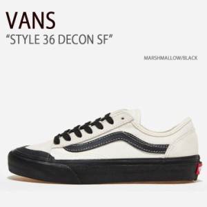 VANS スニーカー STYLE 36 DECON SF MARSHMALLOW BLACK VN0A5HYRB9C