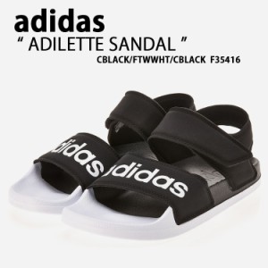 adidas アディダス サンダル スポーツサンダル ADILETTE SANDAL アディレッタ BLACK WHITE F35416 
