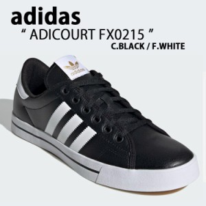 adidas アディダス スニーカー ADICOURT アデイコート BLACK WHITE FX0215 