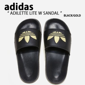 adidas アディダス サンダル スリッパ ADILETTE LITE W アディレッタ ライト BLACK GOLD GZ6196