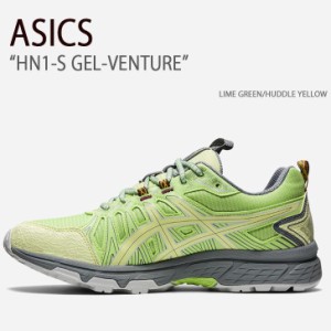 ASICS アシックス スニーカー HN1-S GEL-VENTURE LIME GREEN HUDDLE YELLOW HN1-S ゲルベンチャー ライム グリーン ハドルイエロー メン