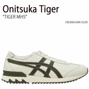Onitsuka Tiger オニツカタイガー スニーカー TIGER MHS CREAM DARK OLIVE タイガー MHS クリーム ダークオリーブ メンズ レディース 男
