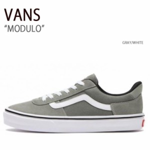 VANS スニーカー MODULO GRAY WHITE モデューロ グレー ホワイト V3838 SC