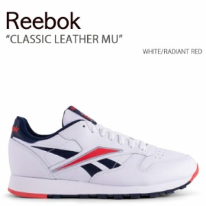 REEBOK リーボック スニーカー CLASSIC LEATHER EG6420 クラシック レザー WHITE RADIANT RED ホワイト ラディアントレッド シューズ メ