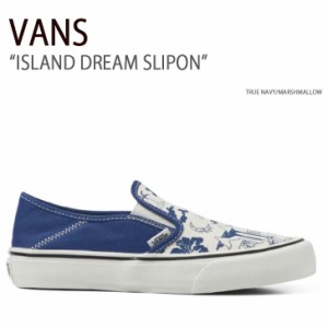 VANS スニーカー ISLAND DREAM SLIPON TRUE NAVY MARSHMALLOW スリッポン VN0A5HYQAXV