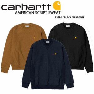 CARHARTT カーハート スウェット AMERICAN SCRIPT SWEATSHIRT アメリカン スクリプト スウェットシャツ トレーナー ルーズフィット ワイ