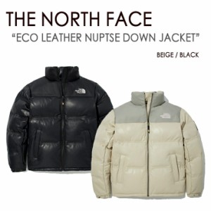 THE NORTH FACE ノースフェイス ダウンジャケット レザー ECO LEATHER NUPTSE DOWN JACKET 本革 NJ1DM61K NJ1DM61J