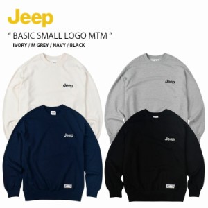 Jeep ジープ スウェット BASIC SMALL LOGO MTM ベーシック スモール ロゴ マンツーマン スウェットシャツ トレーナー JN5TSU802