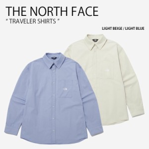 THE NORTH FACE ノースフェイス シャツ TRAVELER SHIRTS トラベラー シャツ 長袖 コットンシャツ ロゴ メンズ レディース NH8LP01A/B