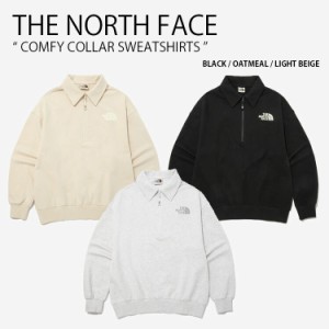 THE NORTH FACE ノースフェイス スウェット COMFY COLLAR SWEATSHIRTS スウェットシャツ ハーフジップ メンズ レディース NM5MP02J/K/L