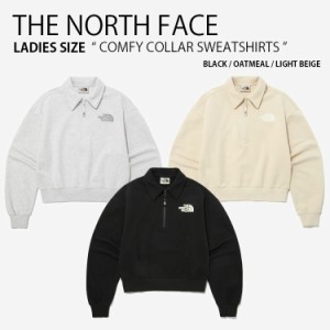 THE NORTH FACE ノースフェイス レディース スウェット COMFY COLLAR SWEATSHIRTS スウェットシャツ トレーナー 女性用 NM5MP02J/K/L