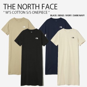 THE NORTH FACE ノースフェイス レディース ワンピース W’S COTTON S/S ONEPIECE ショートスリーブ ワンピース 女性用 NT7ZP40A/B/C/D