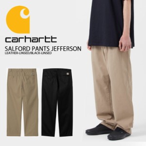 CARHARTT カーハート チノパン SALFORD PANT JEFFERSON チノ パンツ ワークパンツ BLACK BEIGE チノーズ CA22FWPACH