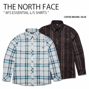 THE NORTH FACE ノースフェイス シャツ M’S ESSENTIAL L/S SHIRTS ロングスリーブ シャツ 長袖 チェック柄 メンズ レディース NH8LL51B/