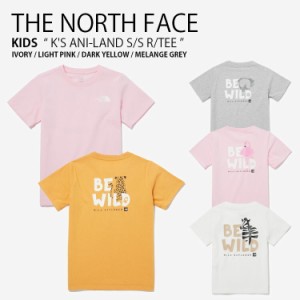 THE NORTH FACE ノースフェイス キッズ Tシャツ K’S ANI-LAND S/S R/TEE ショートスリーブ ティーシャツ 半袖 子供用 NT7UP03S/T/U/V