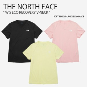 THE NORTH FACE ノースフェイス レディース Tシャツ W’S ECO RECOVERY V-NECK Vネック ショートスリーブ ティーシャツ 半袖 NT7UP31A/B/