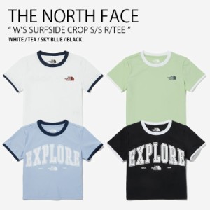 THE NORTH FACE ノースフェイス レディース Tシャツ W’S SURFSIDE CROP S/S R/TEE クロップ ティーシャツ 半袖 女性用 NT7UP31J/K/L/M