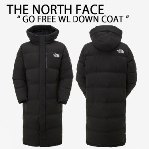 THE NORTH FACE ノースフェイス ダウンコート GO FREE WL DOWN COAT ロングダウン ベンチコート BLACK ダウン コート WHITELABEL  NC1DP5