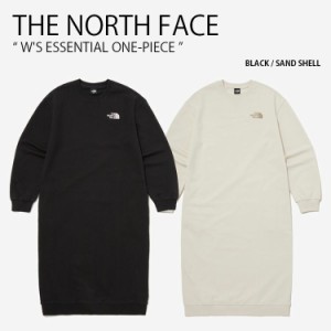 THE NORTH FACE ノースフェイス レディース ワンピース W’S ESSENTIAL ONE-PIECE スウェットワンピース 長袖 ひざ下丈 女性用 NT7ZP80A/