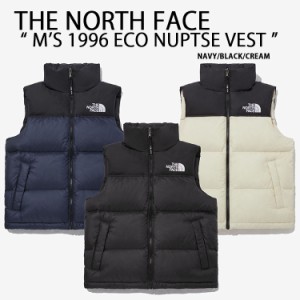 THE NORTH FACE ノースフェイス ダウンベスト M’S 1996 ECO NUPTSE VEST ヌプシ ベスト BLACK NAVY CREAM スタンドネック NV1DP55A/B/C