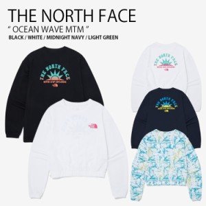 THE NORTH FACE ノースフェイス ラッシュガード OCEAN WAVE MTM スウェット 長袖 スイムウェア ロゴ メンズ レディース NM5MQ18A/B/C/D