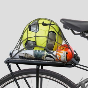 エラストネット 自転車 ネット 荷台 リアキャリア ボールネット 荷物運搬 シリコン カゴネット 荷物固定 荷物ネット 固定ネット 後ろ用 