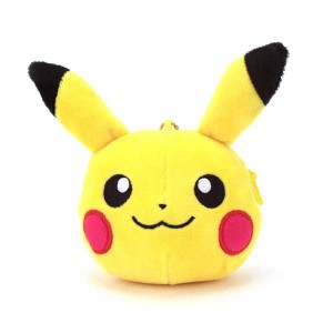 ポケットモンスターサン&ムーン ピカチュウ フェイスマスコット 財布 グッズ ぬいぐるみ ストラップ ポケモン PM-2481