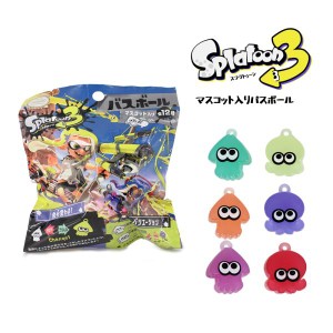 (単品)スプラトゥーン3 マスコット入りバスボール グッズ 入浴剤 全12種類 フレッシュバブルの香り イカ [M便 1/2] SPT-921