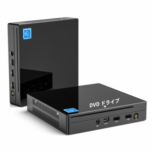 《新品 本体》VETESA デスクトップパソコン ミニPC miniPC DVDドライブ内蔵 Celeron N5095 最大2.9GHz Windows11 Office付き メモリ12GB 