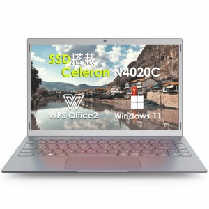 [週間ランキング6位受賞]ノートパソコン 新品 本体 Office付き Windows11 14.1型 Celeron N4020C メモリ4GB SSD128GB IPS広視野角 WEBカ