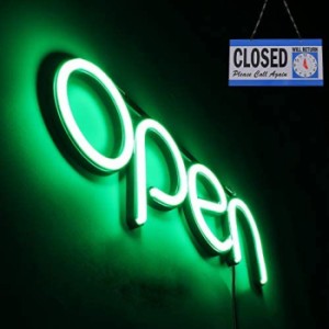 OPEN看板 ネオン管 アメリカン アンティーク NEON オープン SIGN LED 看板 お洒落 ヴィンテージ 欧米 壁掛け カフェ 喫茶店 レストラン 