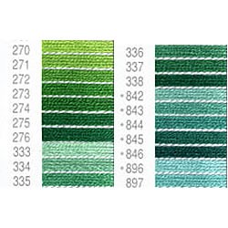 ルシアン（コスモ）　25番 刺繍糸　 緑系　15