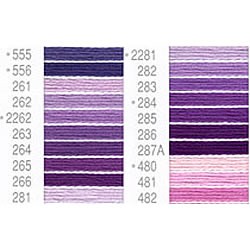 ルシアン（コスモ）　25番 刺繍糸　 紫系　21