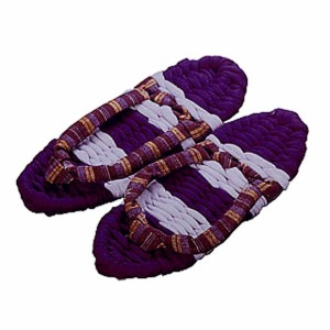 健康布ぞうり 手作りキット“やんわり”パート1（紫）
