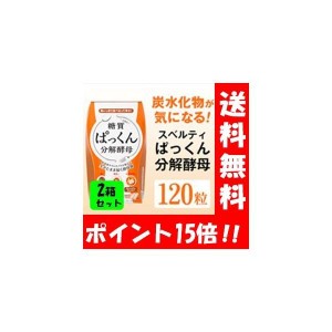 【送料無料】ぱっくん分解酵母 120粒入×２箱セット！！ テレビでおなじみのダイエットサプリメント♪ ダイエット サプリメント サプリ 