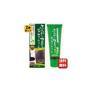 【送料無料】NEW ふんわり仕上がる ヘアカラークリーム 200g×２本セット 自然な髪色に仕上げる人気の白髪染めカラートリートメント♪ ヘ