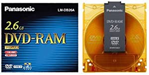 パナソニック DVD-RAMディスク 2.6GB(片面) LM-DB26A(中古品)