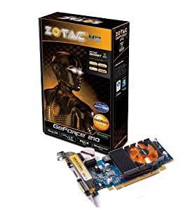 アスク ビデオカードZOTAC GT210 DDR2 512MB ZT-20301-10L(中古品)