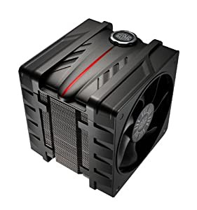 Cooler Master V6 GT - CPUクーラー 120mm PWMファン2個とヒートパイプ6個付き (RR-V6GT-22PK-R1)(中古品)