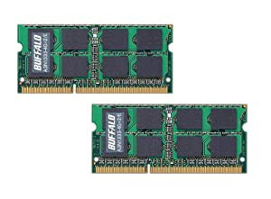 BUFFALO Mac用増設メモリ PC3-10600(DDR3-1333) 4GB×2枚組 A3N1333-4GX2/E(中古品)