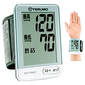 テルモ 手首式デジタル血圧計 ES-T100ZZ(中古品)