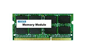 I-O DATA ノートPC用 PC3-10600(DDR3-1333) S.O.DIMMメモリーモジュール 4GB SDY1333-4G/EC(中古品)