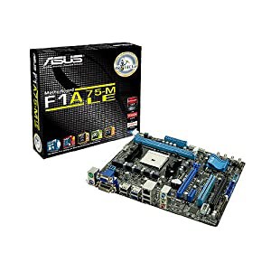 AMD A75 FCHチップセット搭載マザーボード F1A75-M LE 【M-ATX】(中古品)