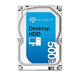Seagate シーゲイト 内蔵ハードディスク Desktop HDD 500GB ( 3.5 インチ / SATA 6Gb/s / 7200rpm / 16MB / 2年保証 ) 正規輸入 