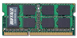 BUFFALO PC3-12800 204Pin DDR3 SDRAM S.O.DIMM 4GB D3N1600-4G(中古品)