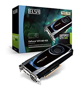 ELSA NVIDIA GeForce GTX680 搭載ビデオカード ELSA GEFORCE GTX 680 4GB 日本正規代理店品 (VD4751) GD680-4GERX(中古品)